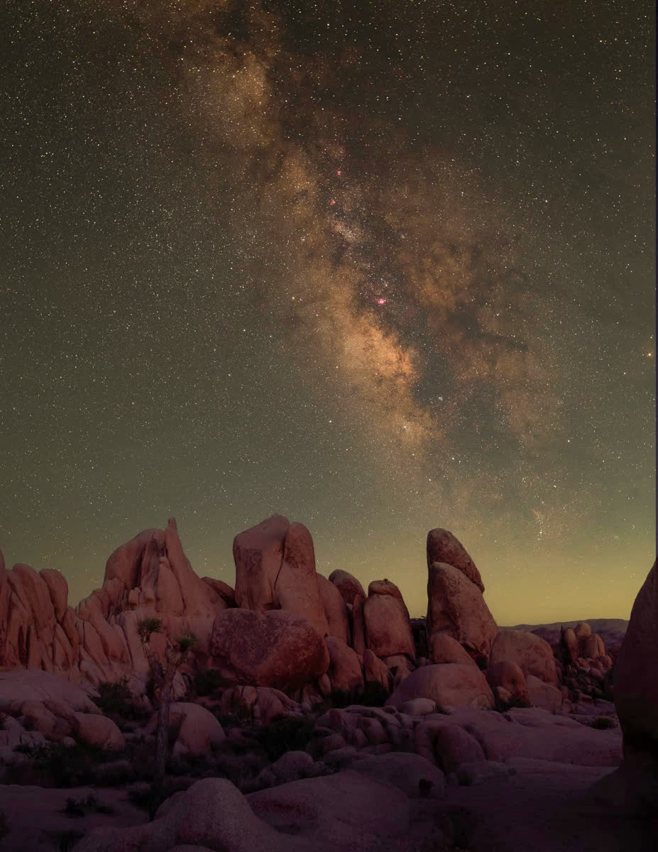 Vía Láctea en Joshua Tree 1